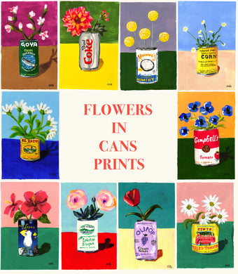 Flowers in Cans limited edition PRINTS