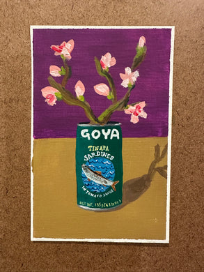 Flowers in Cans Original: Goya Sardines