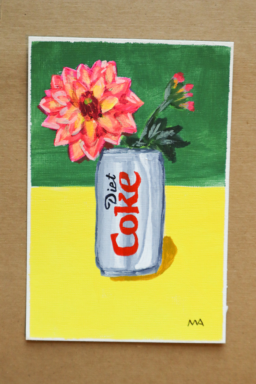 Flowers in Cans Original: Diet Coke