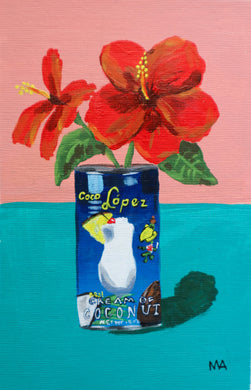 Flowers in Cans Original: Coco Lopez